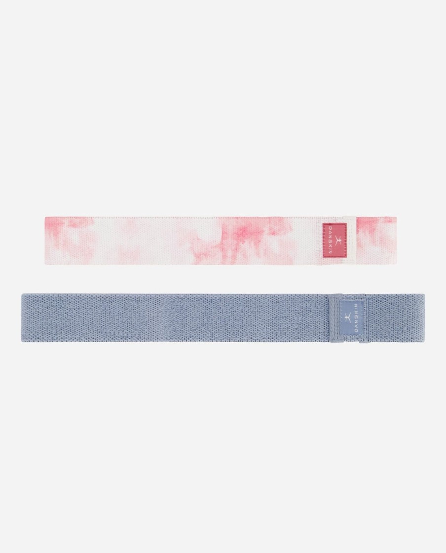 Equipment DANSKIN | 2 Pack Fabric Resistance Bands Tie-Dye/Ashley Blue