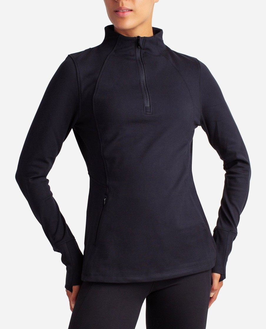 Women DANSKIN Jackets + Pullovers | Winter Tech Half Zip