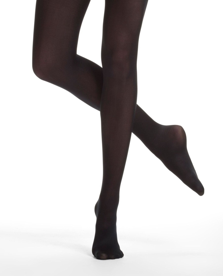 Women DANSKIN Tights | 212 Footed Compression Tight Black