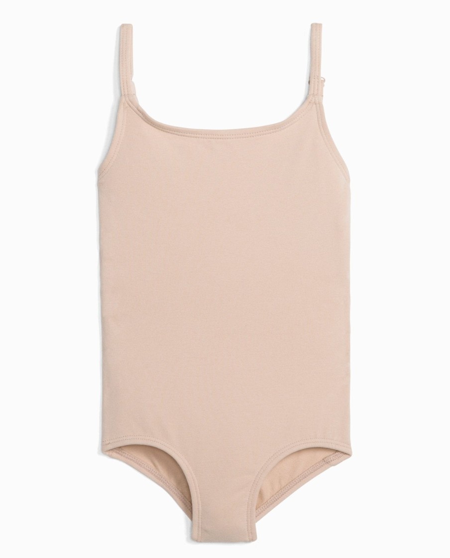 Girls DANSKIN | Girl'S Cotton Camisole Leotard Theatrical Pink