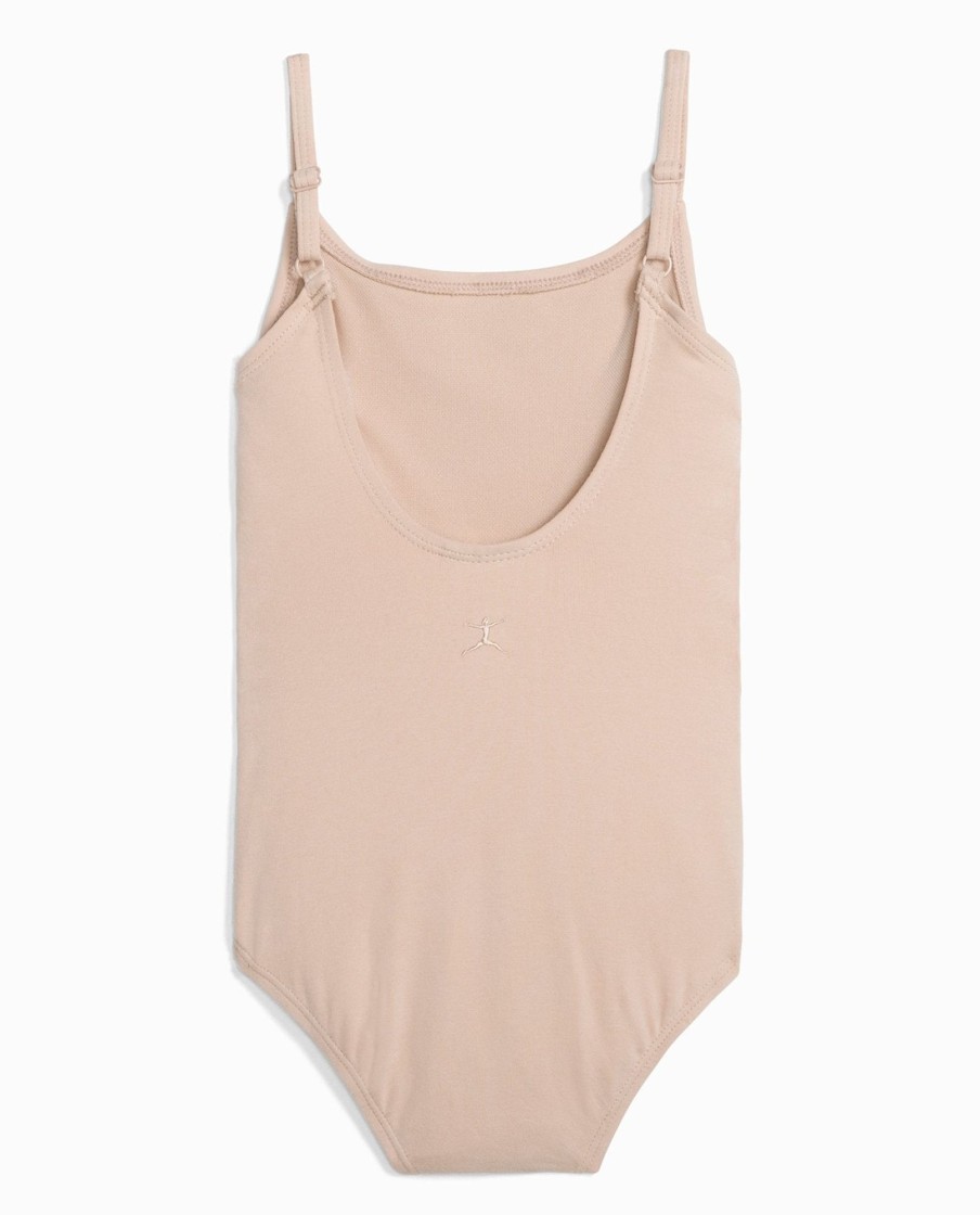 Girls DANSKIN | Girl'S Cotton Camisole Leotard Theatrical Pink