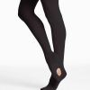 Women DANSKIN Tights | 725 Faux Backseam Convertible Tight Black