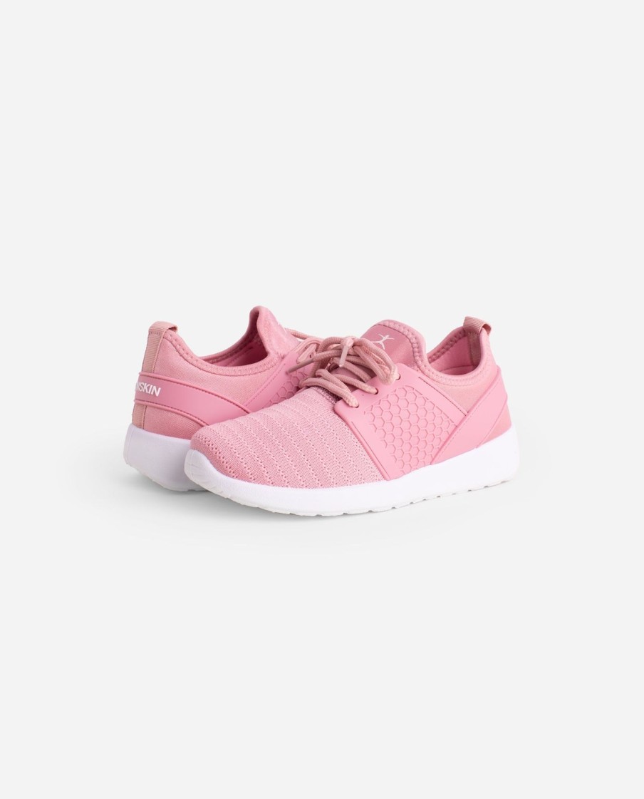 Footwear DANSKIN | Girls Enjoy Lace Up Sneaker Pink